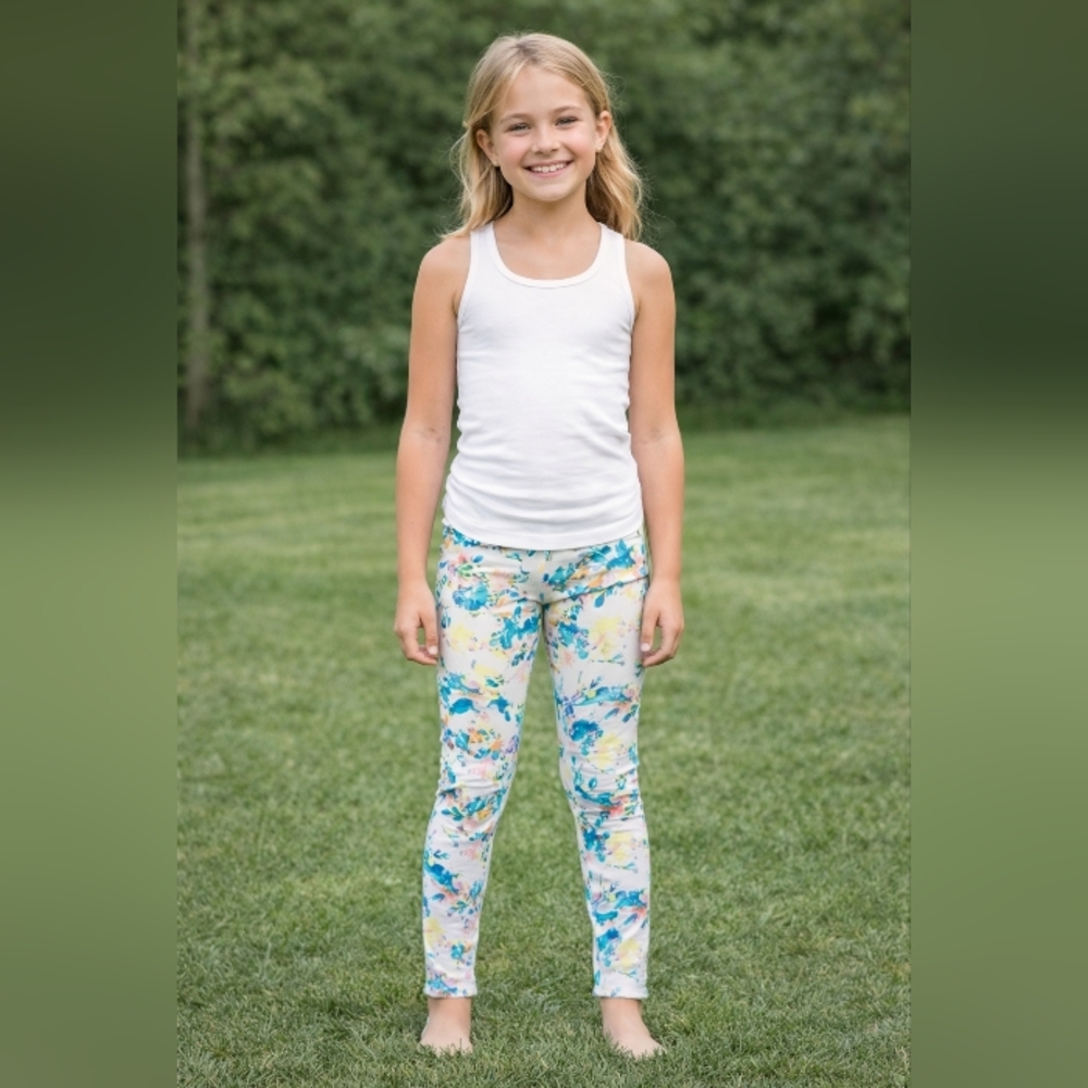 Old Navy Kids Floral Leggings - Multicolor